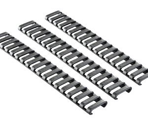 ERGO 18-SLOT LDDR RAIL COVERS 3PK BK