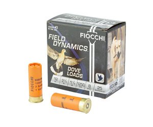 FIOCCHI D&Q 12GA 2.75" #8 25/250