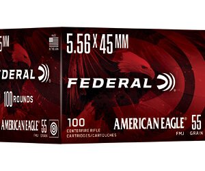 FED AM EAGLE 5.56 55GR FMJ 100/500