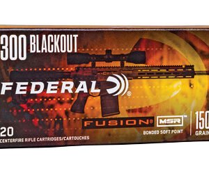 FED FUSION MSR 300BLK 150GR 20/200
