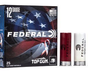 FED TOP GUN 12GA 2.75" #8 RWB 25/250