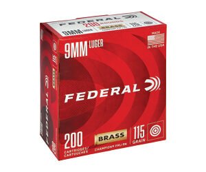FED CHAMP 9MM 115GR FMJ 200/1000