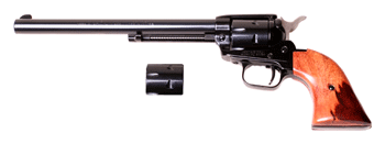 HERITAGE 22LR/WMR COMBO 9" - BLUED COCOBOLO GRIPS