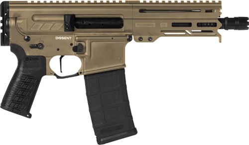 CMMG PISTOL DISSENT MK4 300AAC - 6.5" 30RD COYOTE TAN - Image 2