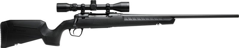 SAVAGE AXIS XP 7MM-08 20" - COMPACT W/3-9X40 BLACK/BLACK<