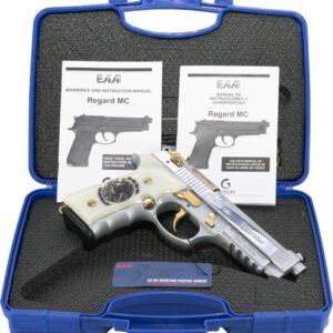 GIRSAN REGARD LIBERADORE II - 9MM GOLD/CHROME ENGR.18-SHOT