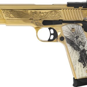 GIRSAN MC1911 DELUXE GOLD GOVT - 38 SUPER 10RD ENGRAVED