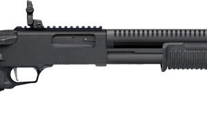 MOSSBERG 590R TACTICAL 12GA - 18.5" 6RD ADJ STK CYL TUBE
