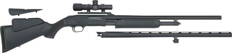 MOSSBERG 500 COMBO 20GA 3" - 26"VR 24"RIFLED & 2.5X20 SCOPE