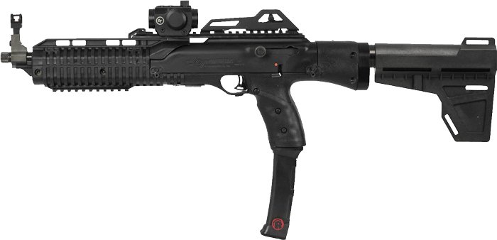 HI-POINT PISTOL 9MM 10RD 13.25 - " THREADED BRACE CT RED DOT