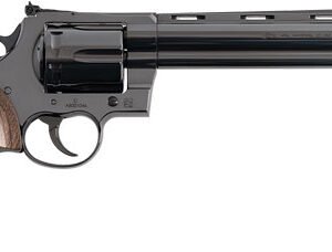 COLT ANACONDA 44MAG 8" 6RD - BLUED MEDALLION WOOD GRIPS