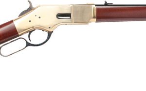 CIMARRON 1866 YELLOWBOY 44SP - 19" BRASS/BLUED WALNUT