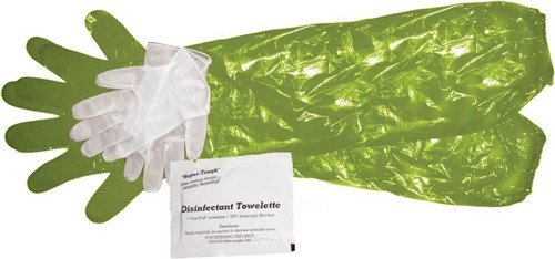 HME GAME CLEANING GLOVE COMBO - SHOULDER & WRIST W/TOWLETTE 4P