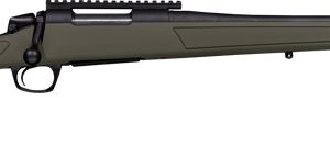 CVA CASCADE 22-250 22" #3 - W/RAIL BLACK/OD GREEN