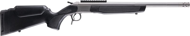 CVA SCOUT TD V3 338ARC 18" - STAINLESS/BLACK SYNTHETIC
