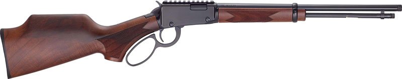 HENRY H1 SPORTER LEVER RIFLE - 17HMR 18.5" BLUED WALNUT