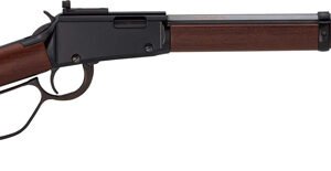 HENRY H1 TRACKER LEVER RIFLE - 22WMR 20" OCT. BLUED WALNUT
