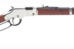HENRY H4 GOLDENBOY SILVER - 22WMR 20.5" OCTAGON WALNUT