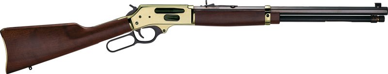 HENRY H9 BRASS SIDE GATE 30-30 - 20" BRASS WALNUT