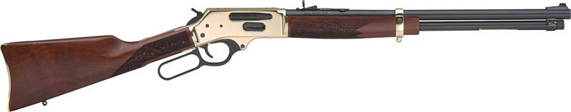 HENRY H24 SIGNATURE RIFLE - 38-55 WIN 20" BRASS WALNUT
