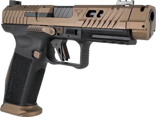 CANIK TTI COMBAT 9MM 4.6" BBL - OR FS 2-18RD MAGS BLACK - Image 2