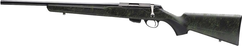 TIKKA T1X LEFT HAND 17HMR 16" - THREADED BLUED/ROUGHTECH EMRL