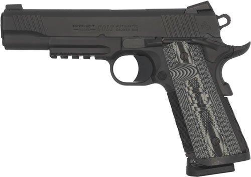 COLT COMBAT UNIT 9MM 5" 8RD - MATTE BLACK PICATINNY RAIL