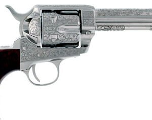 CIMARRON BUFFALO BILL CODY - 45LC 5.5" ENGRAVED NICKEL