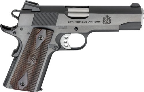 SPRINGFIELD 1911 GARRISON - 9MM 4.25" 9RD BLUED WALNUT