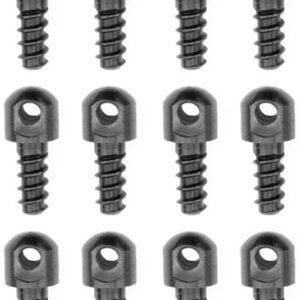 GROVTEC 1/2" WOOD SCREWS - 12-PACK BLACK