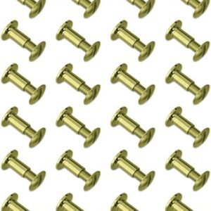 GROVTEC BRASS CHICAGO SCREWS - 24-PACK