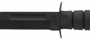KA-BAR FIGHTING/UTILITY KNIFE - 7" W/PLASTIC SHEATH BLACK