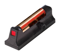 HIVIZ PISTOL FRONT SIGHT FOR - RUGER LCR REVOLVER RED