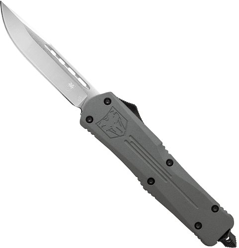 COBRATEC MEDIUM FS3 OTF GREY - 3" D2 DROP POINT