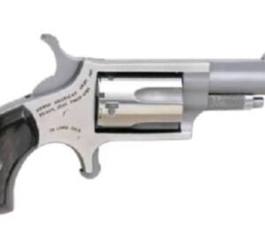 NORTH AMERICAN ARMS MINI 22LR REV 1-5/8 SS BLK PRL