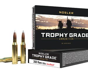 NOSLER TGA 260 REM 130GR AB 20/200