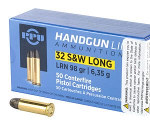 PPU 32 S&W LONG LRN 98GR 50/500