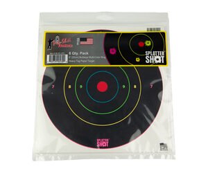 PROSHOT 8" MULTI CLR BULLSEYE 6PK