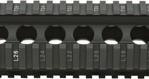 BCM RAIL PICATINNY FREE FLOAT - 7" BLACK FITS AR-15