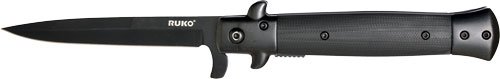 RUKO FOLDER BLACKOUT SPRING - ASSIST 4" G10 CLAMSHELL