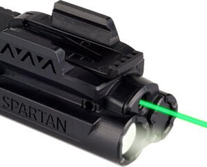 LASERMAX LASER/LIGHT RAIL - MOUNT SPARTAN GREEN/WHITE LED