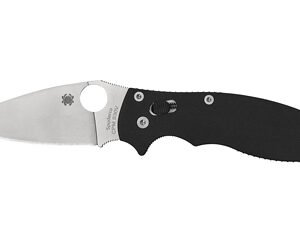 SPYDERCO MANIX 2 BLACK G10 PLAINEDGE
