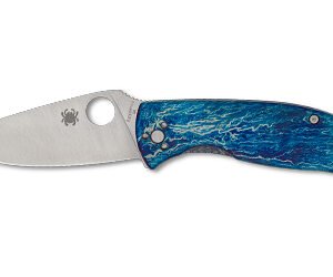 SPYDERCO TENACIOUS TI DISRY BLU/SLV