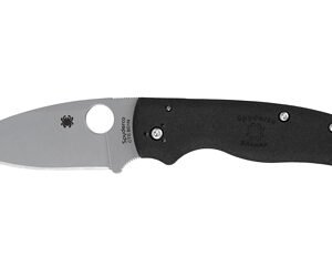 SPYDERCO SHAMAN LTWT 3.58" BLK/SLV