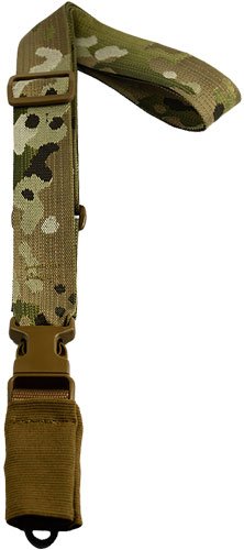 TAC SHIELD SLING SINGLE POINT - CQB TACTICAL HK HOOK MULTICAM