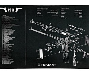 TEKMAT PISTOL MAT 1911 BLK