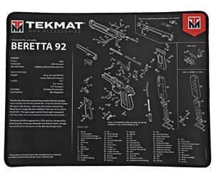 TEKMAT ULTRA PSTL MAT BERETTA 92 BLK