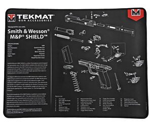 TEKMAT ULTRA PSTL MAT S&W SHIELD BLK