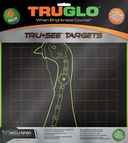 TRUGLO TRU-SEE REACTIVE TARGET - TURKEY 6-PACK