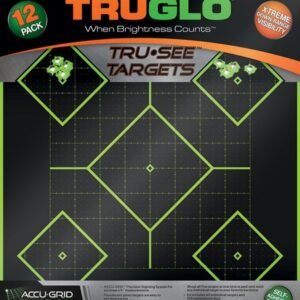 TRUGLO TRU-SEE REACTIVE TARGET - 5 DAIMOND 12-PACK